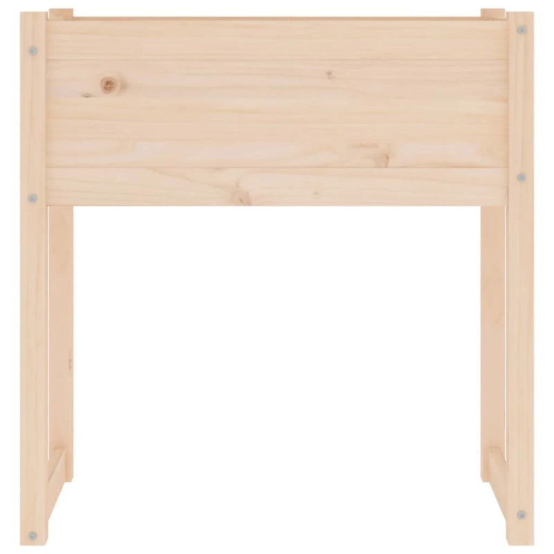 vidaXL puķu kaste, 78x40x81 cm, priedes masīvkoks