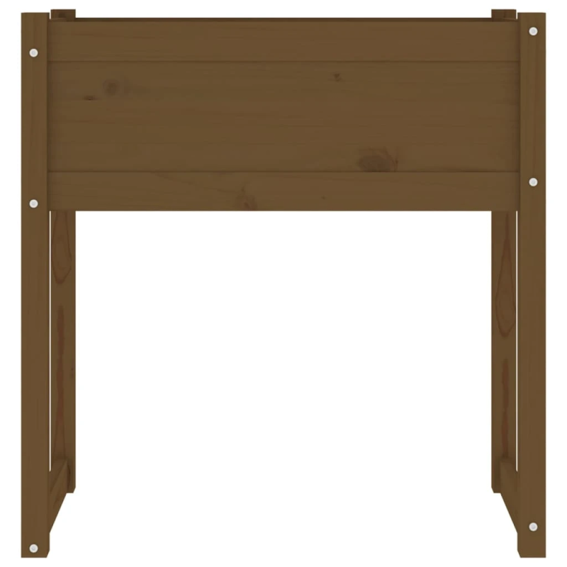 vidaXL puķu kaste, medus brūna, 78x40x81 cm, priedes masīvkoks