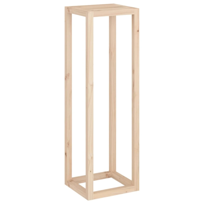 vidaXL 3-daļīgs augu statīvu komplekts, priedes masīvkoks