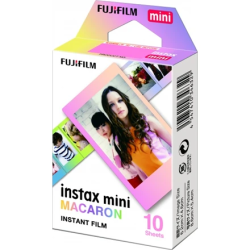 Fujifilm - Instax Mini Macaron Instant Film - 86 x 54 mm - Quantity 10