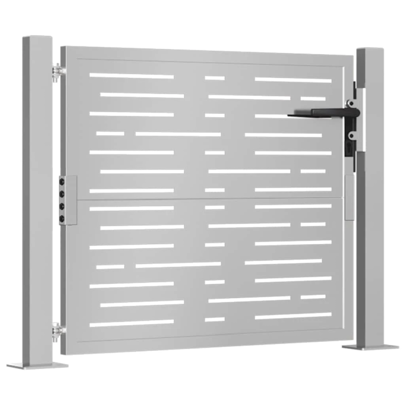 vidaXL dārza vārti, 100x100 cm, Corten tērauds, kvadrātveida dizains