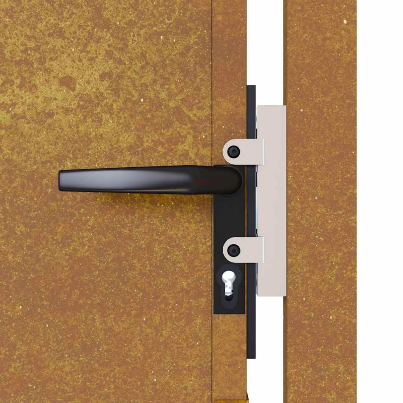 vidaXL dārza vārti, 100x75 cm, kortēna tērauds