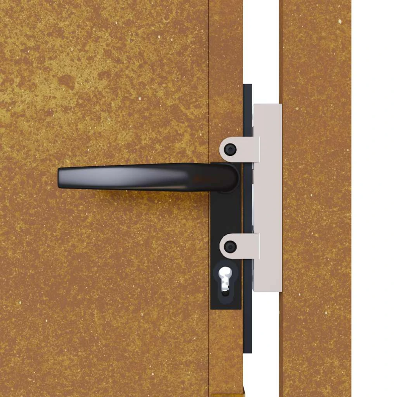 vidaXL dārza vārti, 100x150 cm, kortēna tērauds