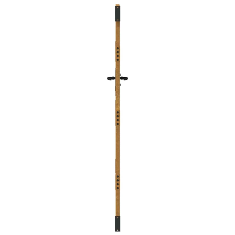 vidaXL dārza vārti, 85x175 cm, kortēna tērauds, bambusa dizains