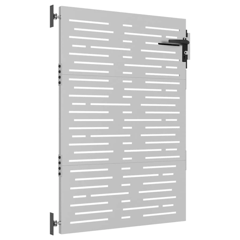 vidaXL dārza vārti, 85x125 cm, kortēna tērauds, kvadrātveida dizains