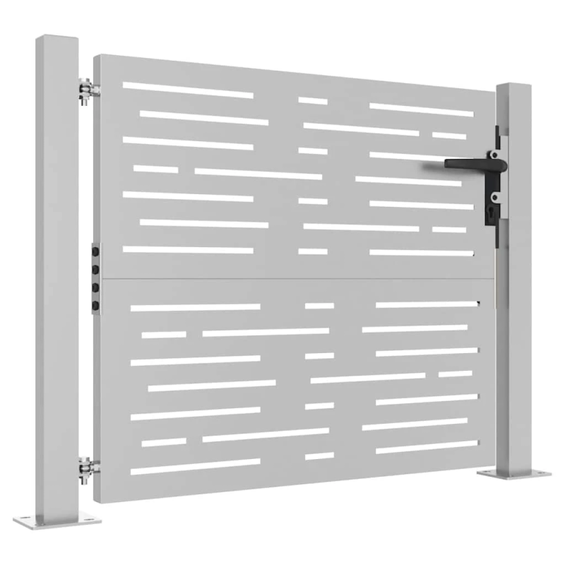 vidaXL dārza vārti, 100x100 cm, Corten tērauds, kvadrātveida dizains