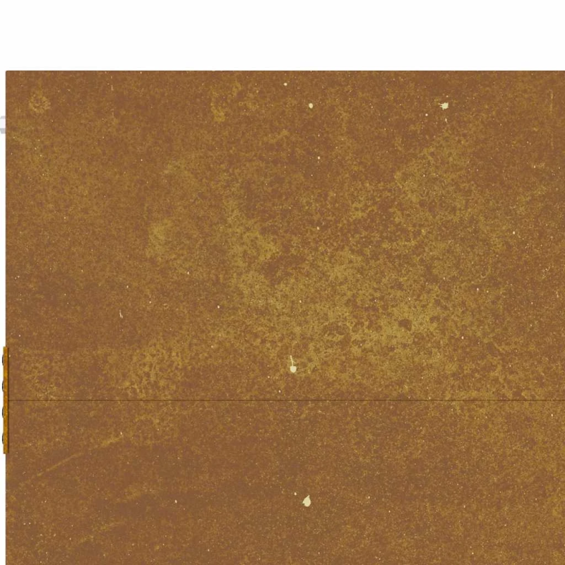 vidaXL dārza vārti, 85x75 cm, kortēna tērauds