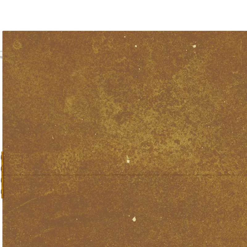 vidaXL dārza vārti, 100x75 cm, kortēna tērauds