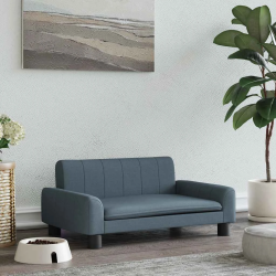 vidaXL gulta suņiem, tumši pelēka, 70x45x30 cm, audums