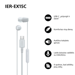 Austiņas sony ierex15cw.ce7