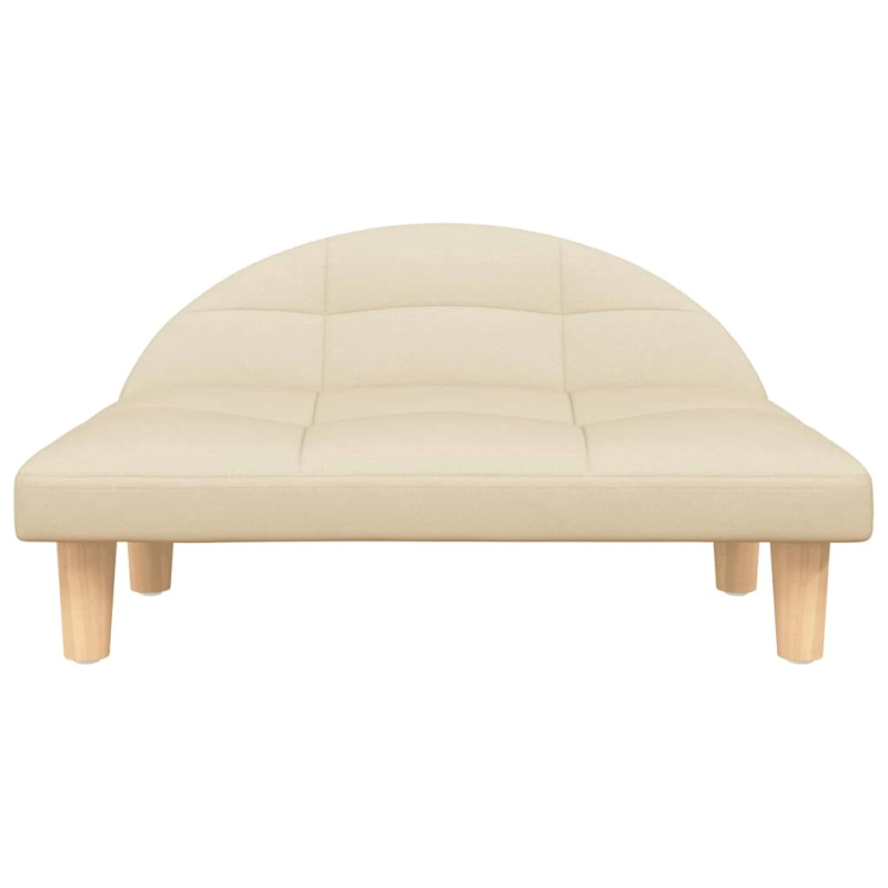 vidaXL gulta suņiem, bēša, 70x52x30 cm, audums