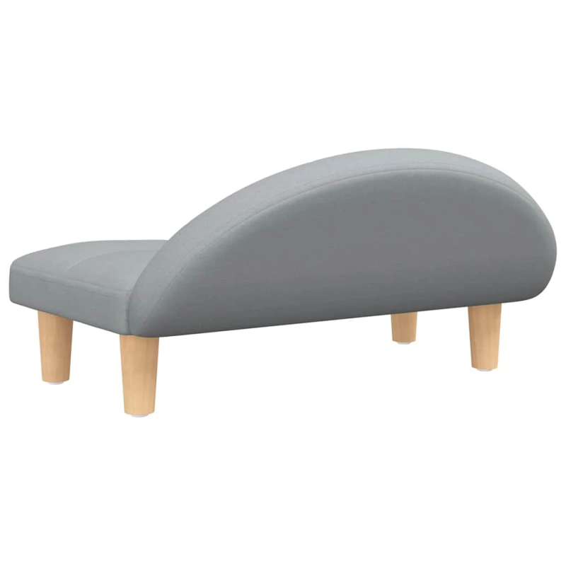 vidaXL gulta suņiem, gaiši pelēka, 70x52x30 cm, audums