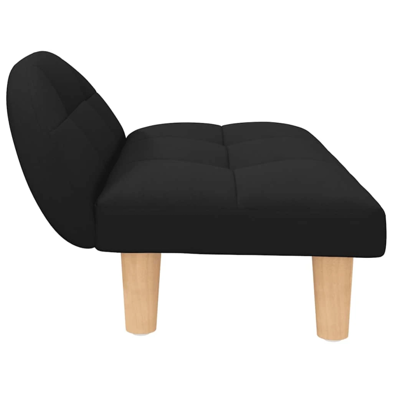 vidaXL gulta suņiem, melna, 70x52x30 cm, audums