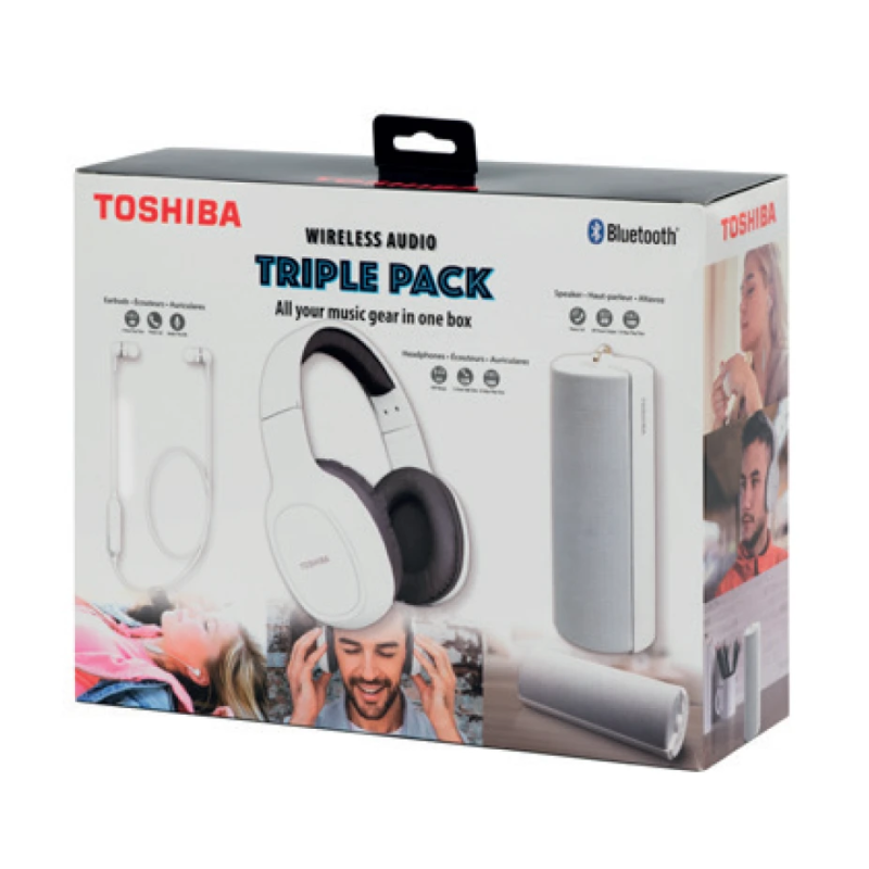 Toshiba Wireless Audio Triple Pack HSP-3P19 White