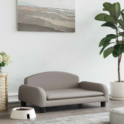 vidaXL gulta suņiem, pelēkbrūna, 70x45x30 cm, audums