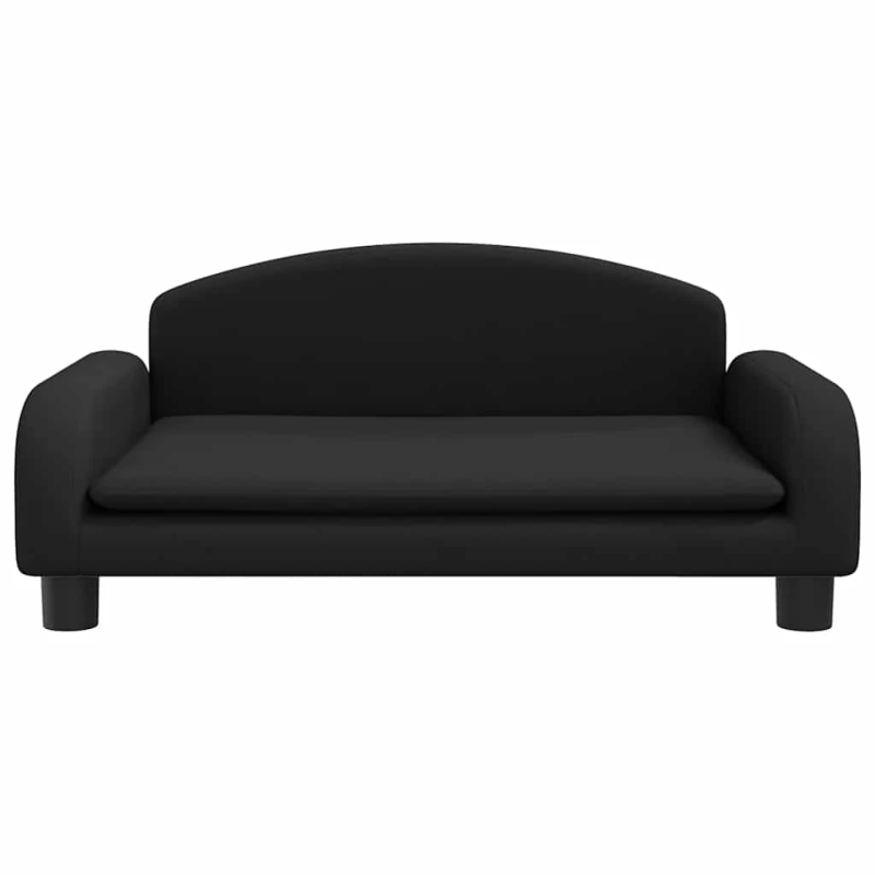 vidaXL gulta suņiem, melna, 70x45x30 cm, audums