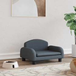 vidaXL gulta suņiem, tumši pelēka, 50x40x30 cm, audums