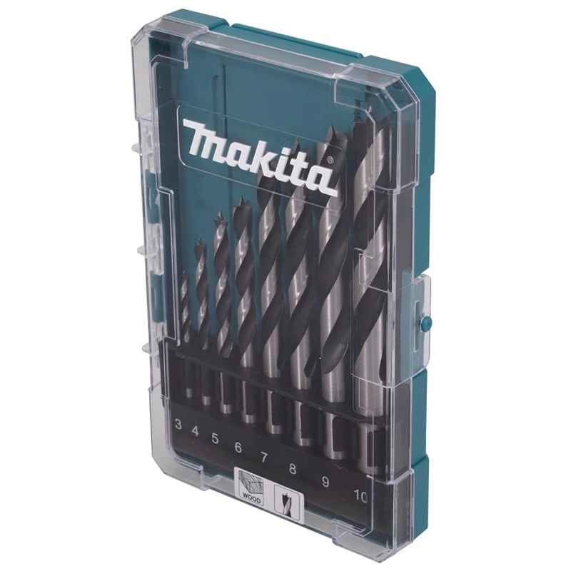 Komplekts koka urbju makita 3-10mm 8gab