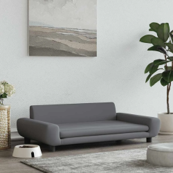 vidaXL gulta suņiem, tumši pelēka, 100x54x33 cm, samts