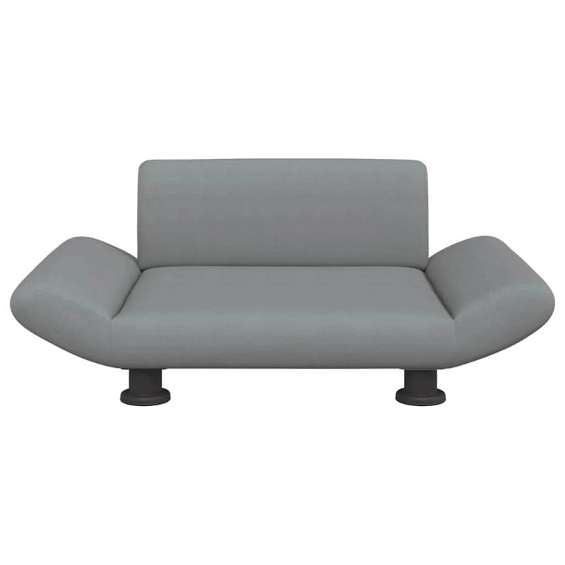 vidaXL gulta suņiem, gaiši pelēka, 70x45x28 cm, audums