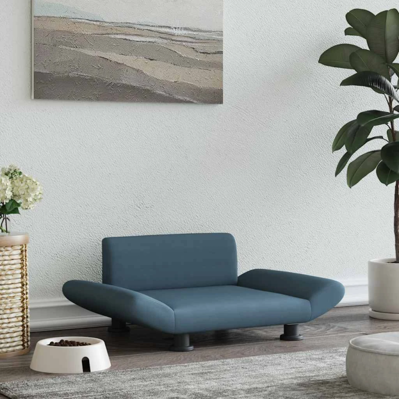 vidaXL gulta suņiem, tumši pelēka, 70x45x28 cm, audums