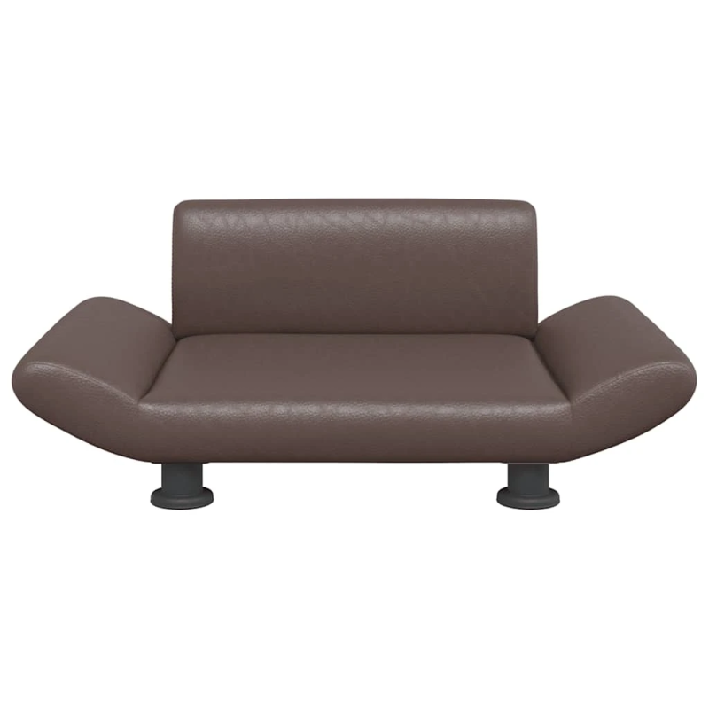 vidaXL gulta suņiem, brūna, 70x45x28 cm, mākslīgā āda