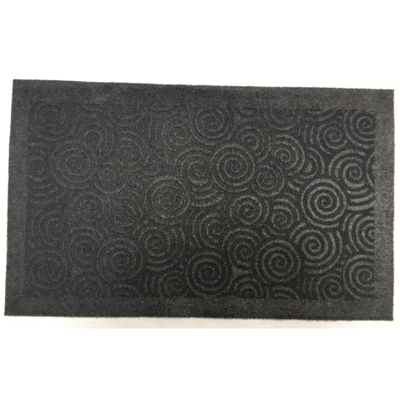 Durvju paklājs Okko Efco, pelēka krās., 45 cm x 75 cm