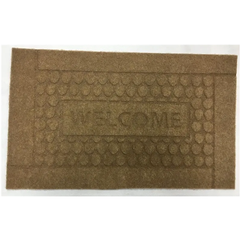 Придверный коврик Okko Efco, коричневый цв.-серый цв., 45 см x 75 см