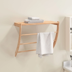 vidaXL dvieļu pakaramais, 60x25,5x49 cm, valrieksta masīvkoks