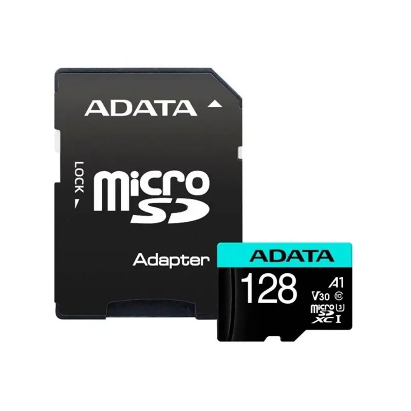 Atminties kortelė Adata Micro SDXC V30 PRO, 128 GB, 100 Mb-s - 80 Mb-s