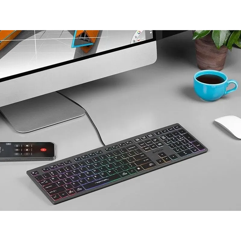 A4Tech 47126 FSTYLER FX60H Grey Neon Backlit