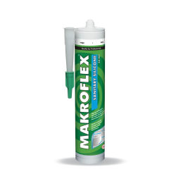 Hermētiķis sanitārais Makroflex SX101 300ml bezkr.