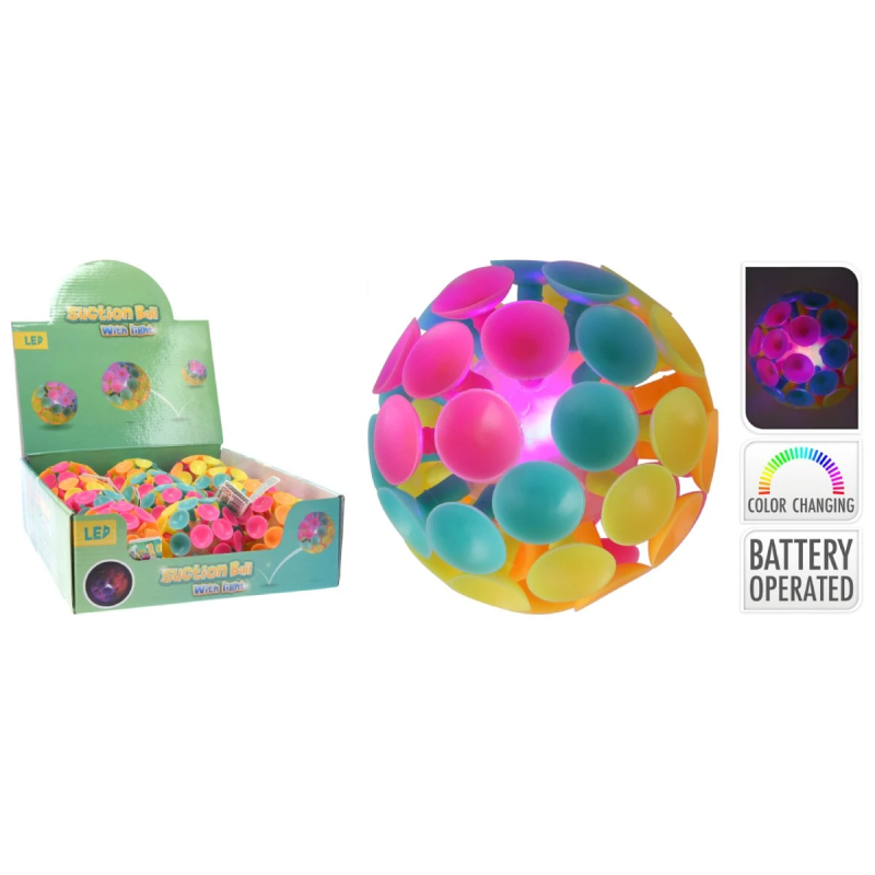 Rotaļlieta Bumba lipīgā ar gaismu