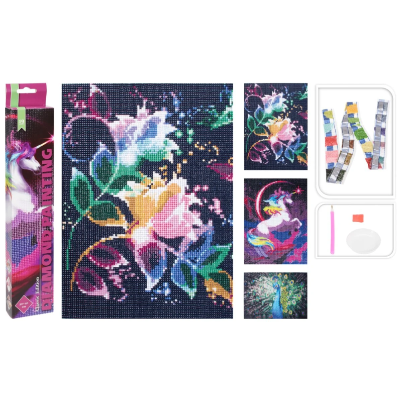 Rotaļlieta Radošais kompl.Dimantiņi neona krāsās