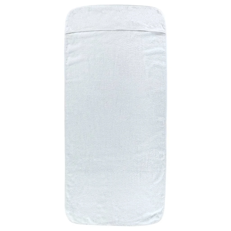 vidaXL pludmales dvieļi, 4 gab., 60x135 cm, audums, 400 g-m2, balti