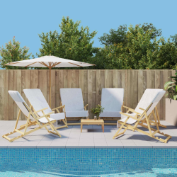 vidaXL pludmales dvieļi, 6 gab., 60x135 cm, audums, 400 g-m2, balti