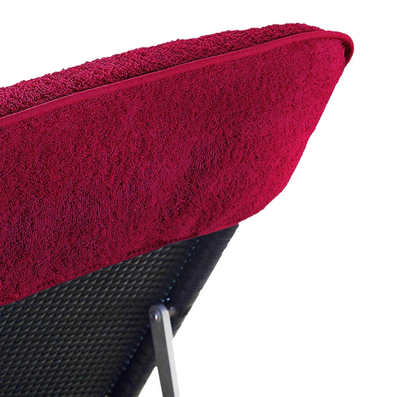 vidaXL pludmales dvieļi, 4 gab., 60x135cm, audums 400 g-m2, vīnsarkani