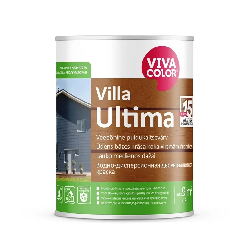 Krāsa Vivacolor, emulsija, pus-matēts, 0.9 l