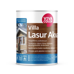 Aizsarglīdz. kokam villa lasur akva 0.9l