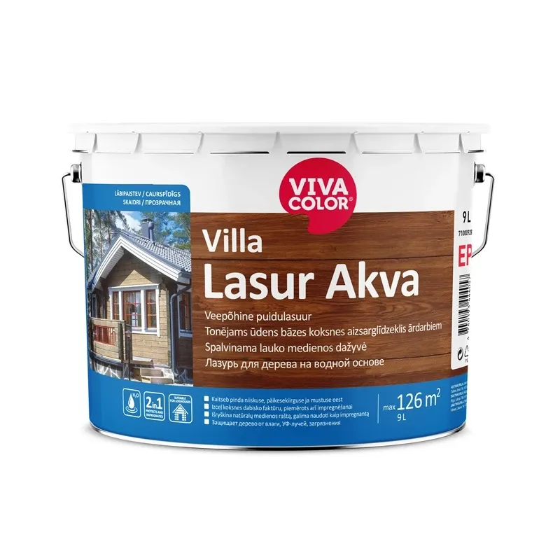Impregnantas villa lasur akva 9l
