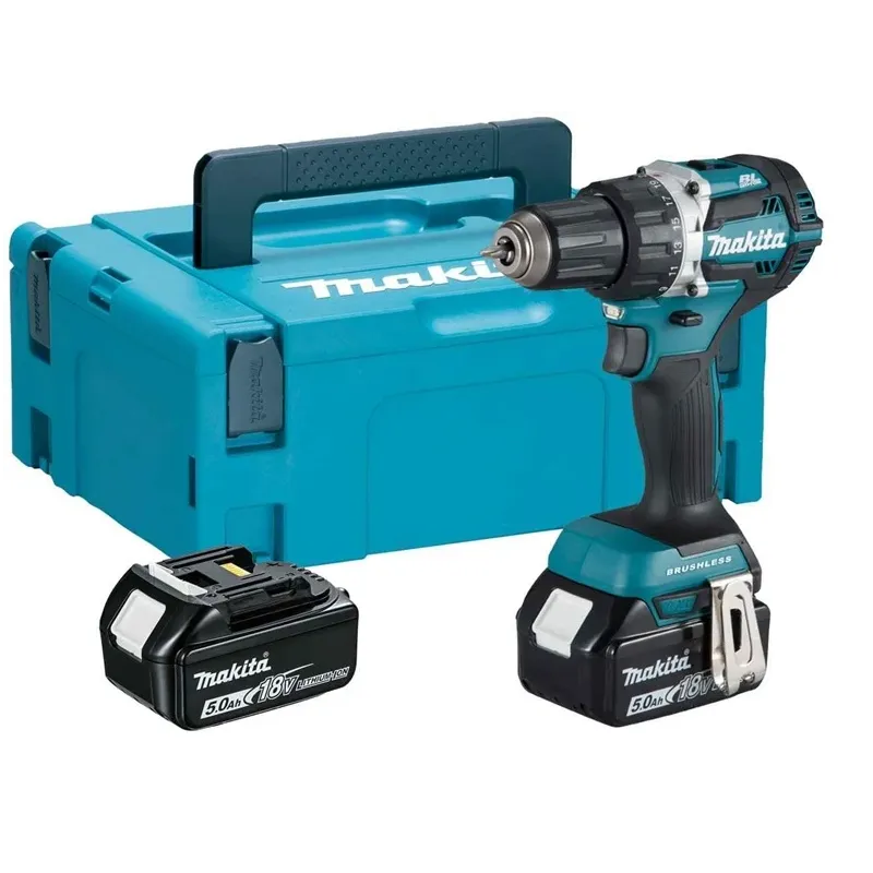 Urbis ar bateriju Makita DDF484RTJ, 18 V, 5 Ah