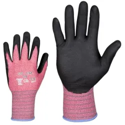 Cimdi plāna neilona ar nitrila pārkl. 8.izm