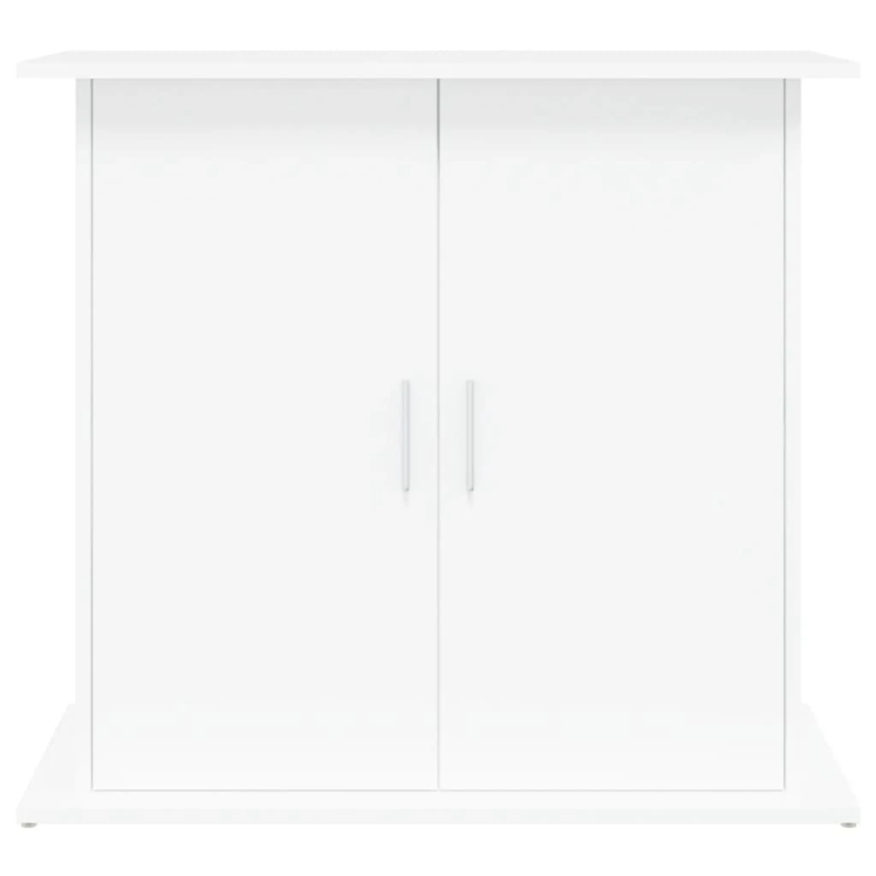 vidaXL akvārija statīvs, balts, 81x36x73 cm, inženierijas koks