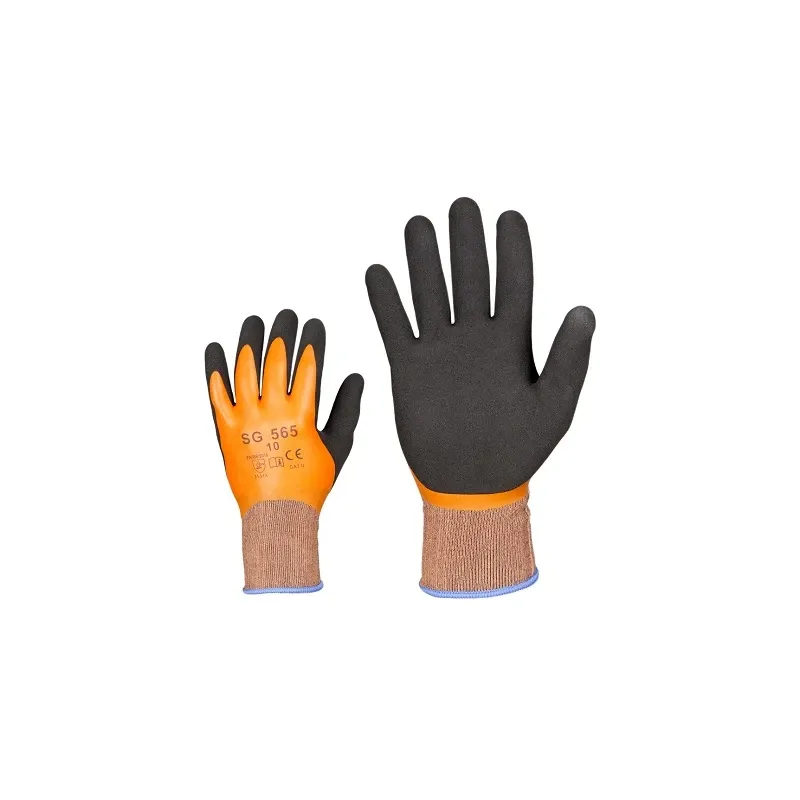 Cimdi neilona ar 3-4 lateksa pārkl. 10.izm