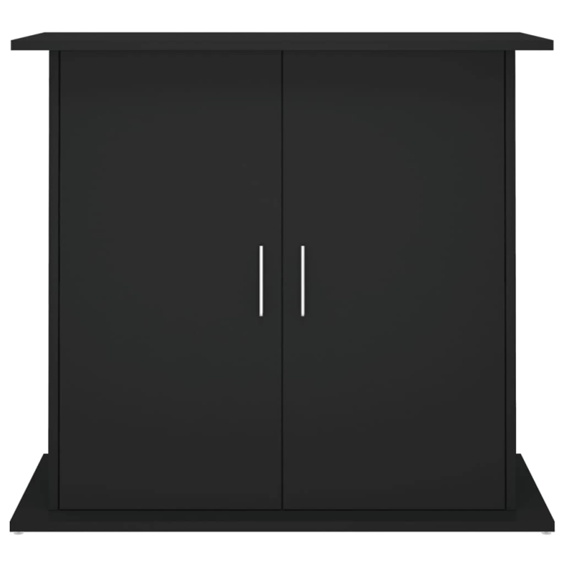 vidaXL akvārija statīvs, melns, 81x36x73 cm, inženierijas koks