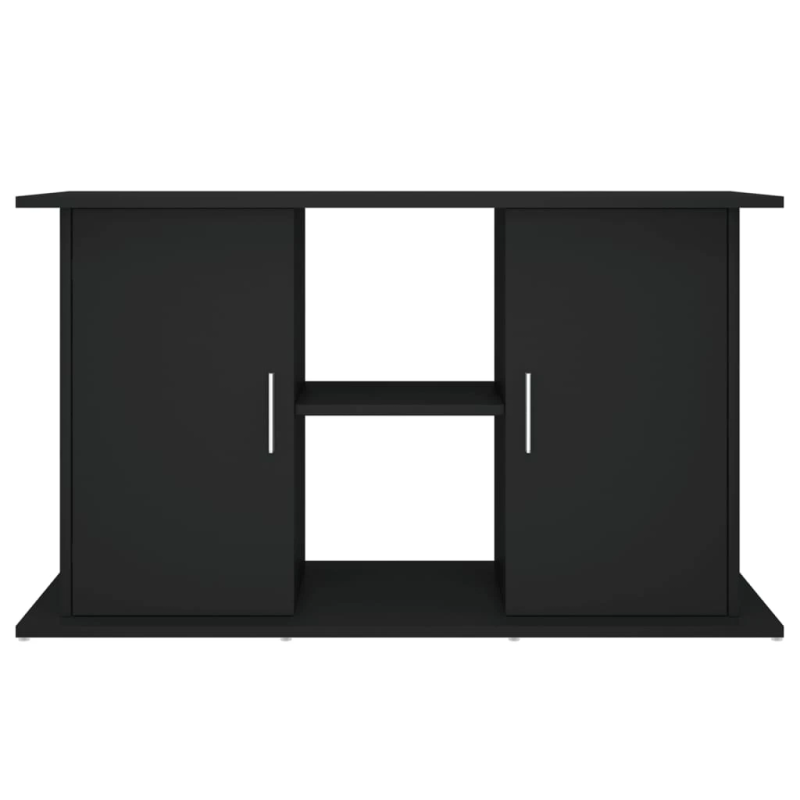 vidaXL akvārija statīvs, melns, 101x41x58 cm, inženierijas koks