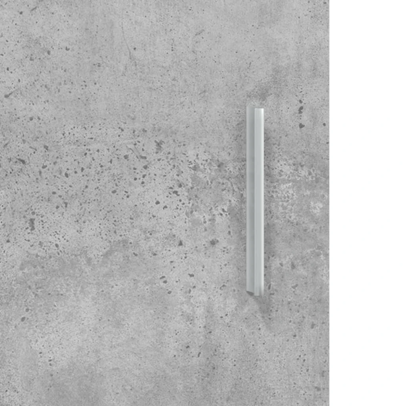 vidaXL akvārija statīvs, betona pelēks, 121x41x58 cm, inženierkoks