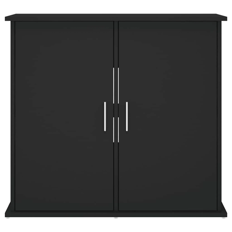 vidaXL akvārija statīvs, melns, 81x36x73 cm, inženierijas koks