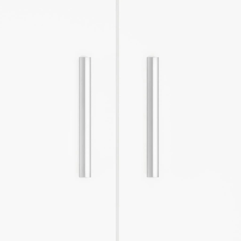 vidaXL akvārija statīvs, balts, 101x41x58 cm, inženierijas koks