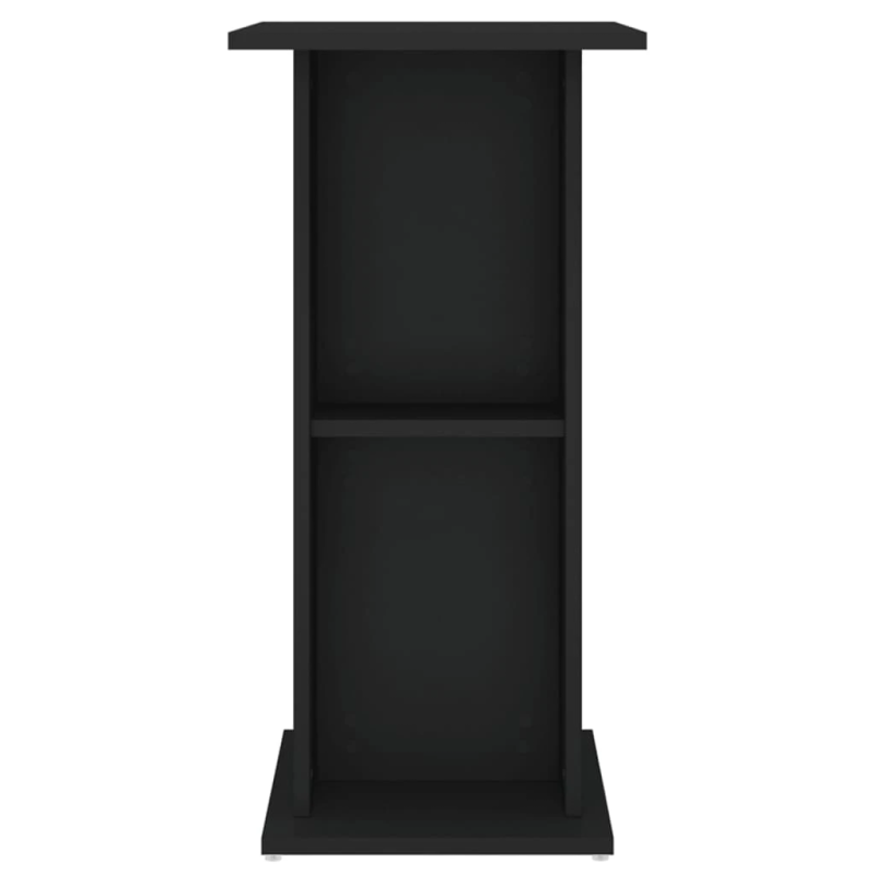 vidaXL akvārija statīvs, melns, 60,5x36x72,5 cm, inženierijas koks